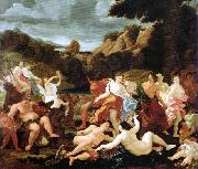Giovanni Battista Gaulli Called Baccicio Triumph of Bacchus and Ariadne oil painting reproduction